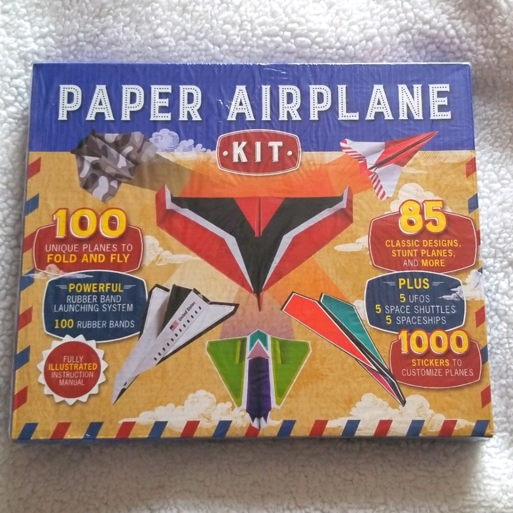 PAPER AIRPLANE KIT  New
